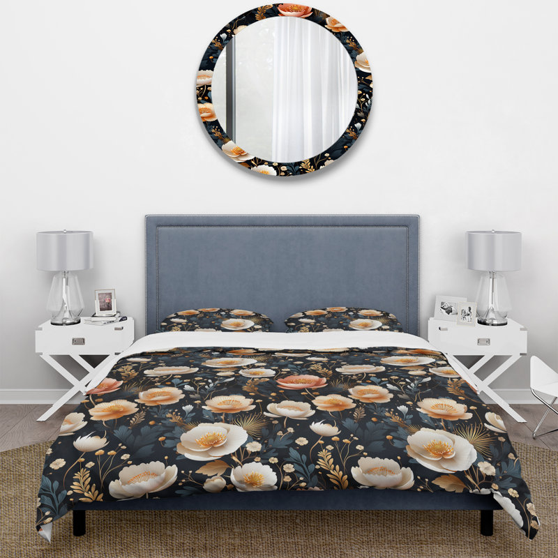 Ensemble de housse de couette Cottage Cottage, Housse de couette simple + 1 taie décorative stan