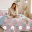 Ensemble de courtepointe 3 pièces double / grand / très grand, lavable à la machine, couvre-lit réversible, toutes saisons, ensemble de literie à couverture matelassée rustique avec taies décoratives, édredon mince de style moderne, ensemble de courtepointe pour lit simple 2 pièces-118610107-118610106