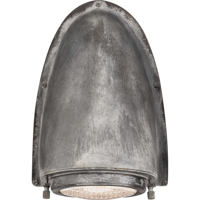Ralph Lauren Grant 1 Light Flush Mounted Sconce, Weathered Zinc