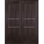 Porte double standard préfinie en bois manufacturé Avon 07 2H-92568237-92568249-92570262