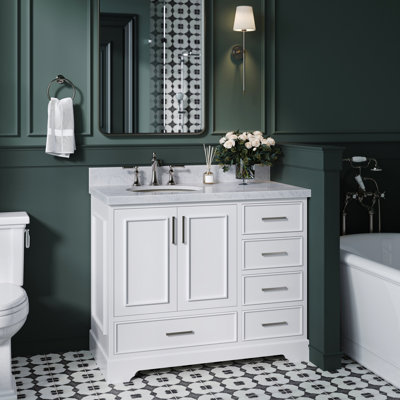 Base de meuble-lavabo simple 42,75 po Peightyn