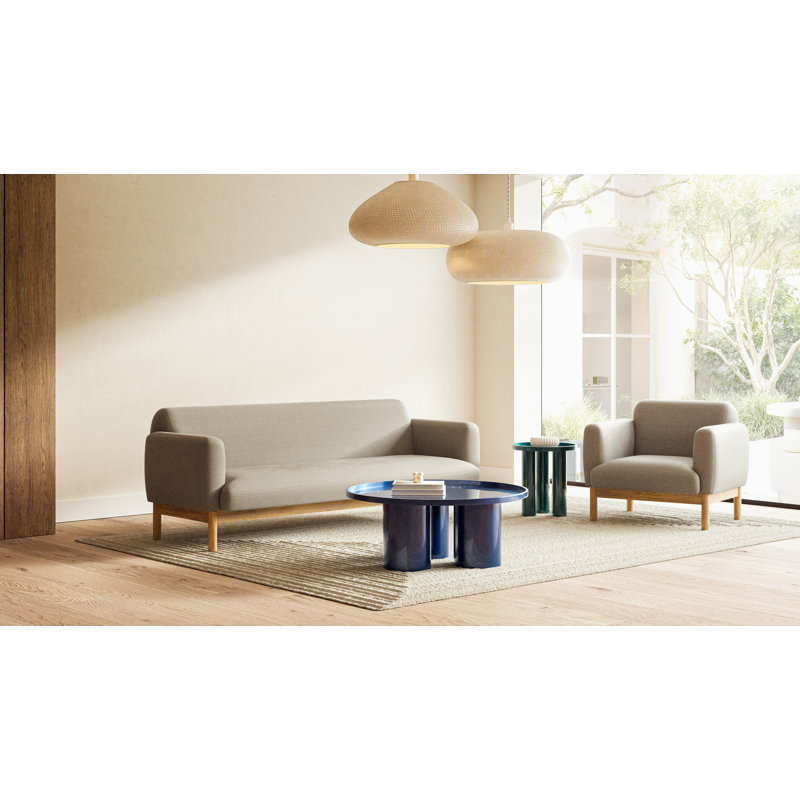 Isthia Single Coffee Table, Navy