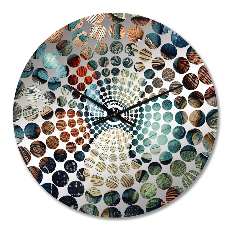 Abdulaleem - Modern Beach Wall Clock, Small
