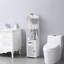 Armoire de salle de bain autoportante h 47 po x l 12 po x l 12 po x p 12 po Sussman