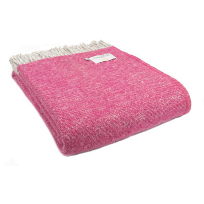 Lifestyle Boa Throw Blanket with Fringe
