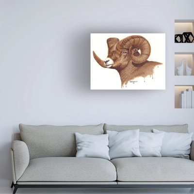 Dave Bartholet Ram Canvas Art
