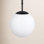 Single Light Glass Dimmable Pendant