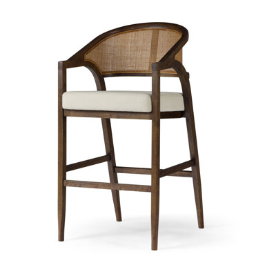 Maven Lane Chloe Stool Fabric Upholstery