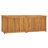 Water Resistant Teak Wood Deck Box in Brown-73508536