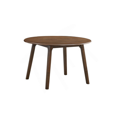 Keiki Walnut Finish Round Dining Table