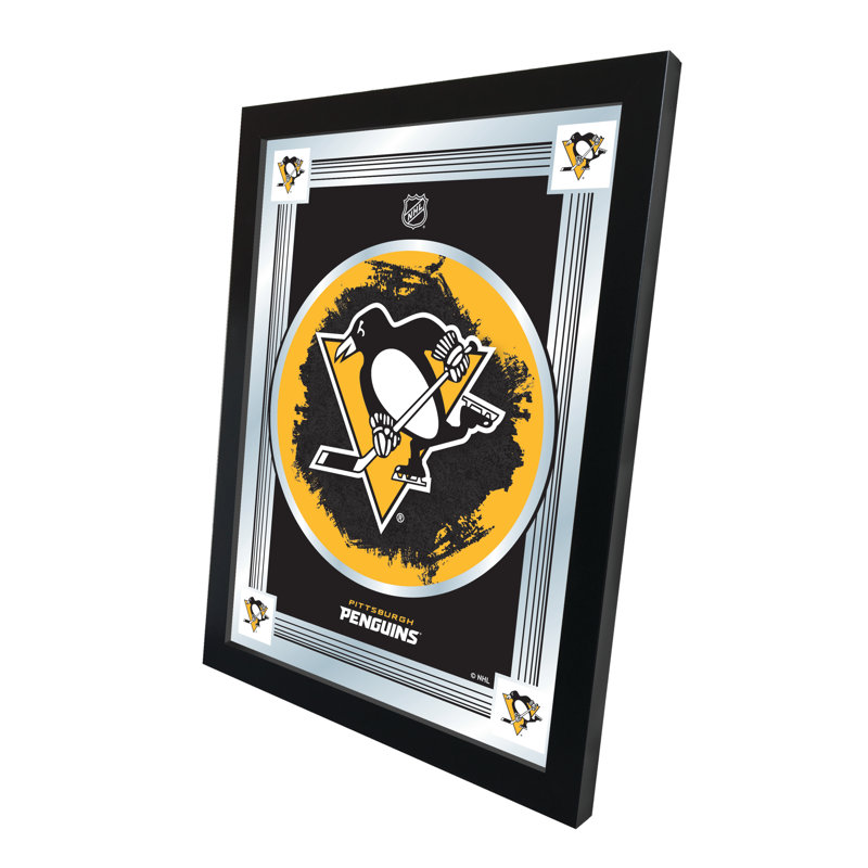 « logo mirror », impression encadrée NHL, Pittsburgh Penguins