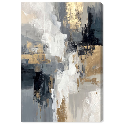 Décoration murale de bureau Golden Slumber II par Art Remedy, tendue avec châssis, 16 x 24