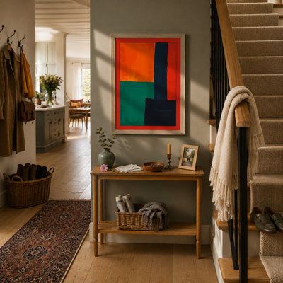 Colour Division Geometric - Framed Print