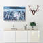 Moody New York City Skyline In Abstract - Wrapped Canvas-55312287