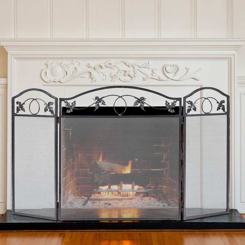 Marguez 128cm x 2.54cm Steel Spark Screen