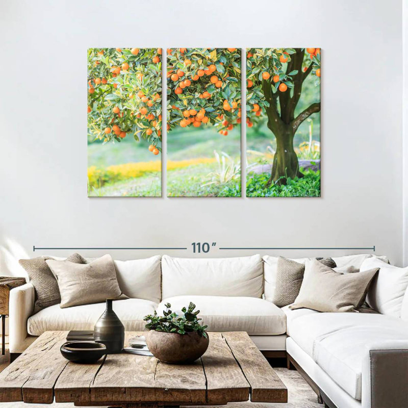 Harnek Orange Tree, 48" H x 74" W