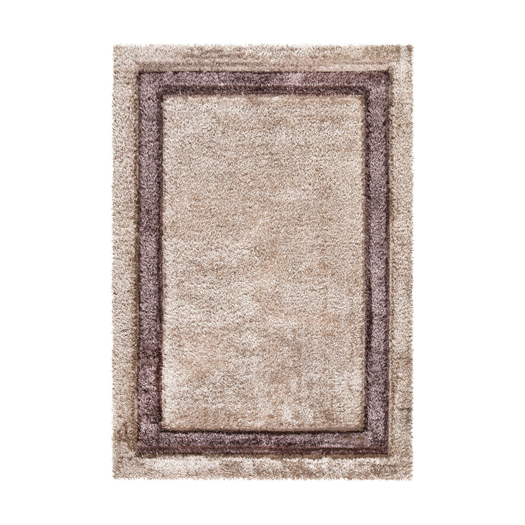 Trani Extra Large Thick Brown Shaggy Rugs Soft Area Carpet Living Room Bedroom Hallway Runner
