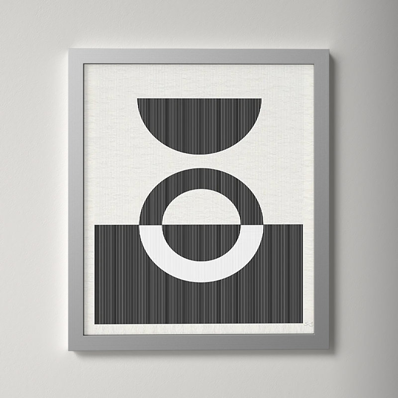Eclipse III, 15" H x 13" W x 0.75" D, Matte Silver Framed