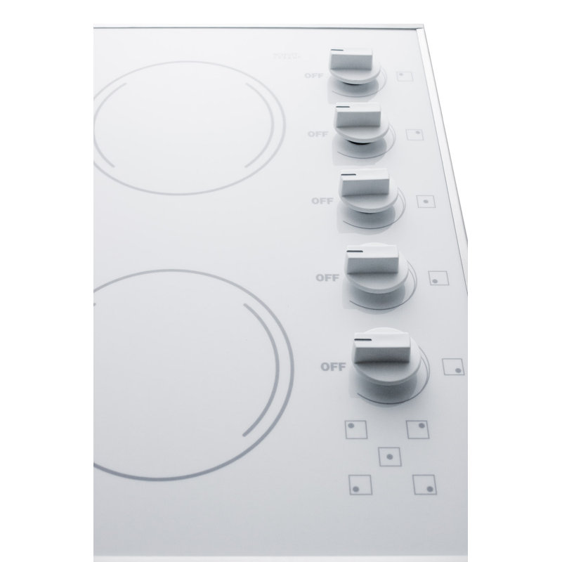 Summit Appliance 24" Electric Cooktop, White