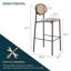 Tabouret de bar Danele Euston-1884430165