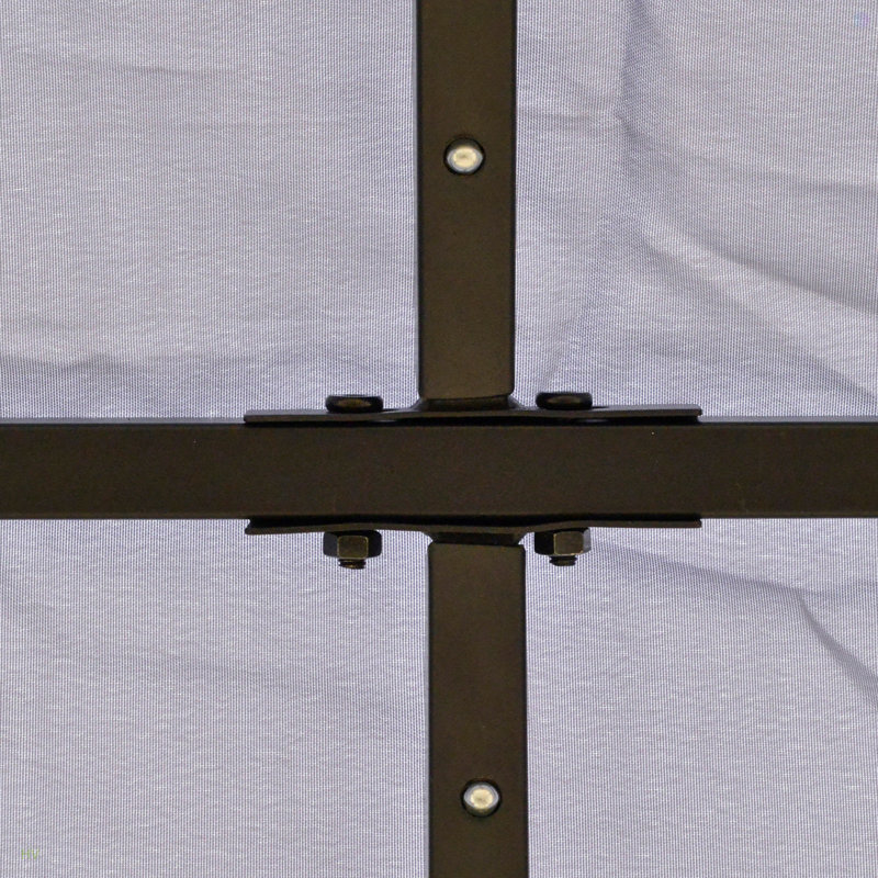 Abri de jardin, structure en aluminium, abri de jardin avec auvent et moustiquaire, jardin, pelouse, cour et terrasse