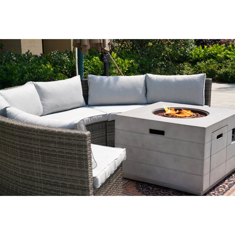 6 - Person Patio Conversation Set with Cushions