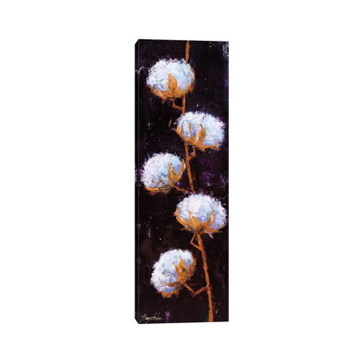 Cotton Branch by Olena Bogatska - Wrapped Canvas Painting