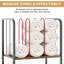 Séparateur de serviettes amovible à 3 niveaux en forme de M, porte-serviettes en métal durable pour la salle de bain, porte-serviettes de piscine, organisateur de rangement de serviettes peu encombrant, tablette de serviettes de bain moderne
