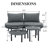 Patio Curved 8-Person Conversation Set-855737704