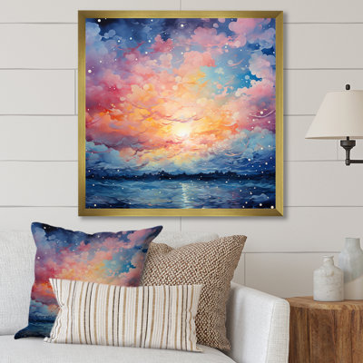 Colourful Sky Photo Ethereal Illusion I - Landscapes Canvas Wall Art