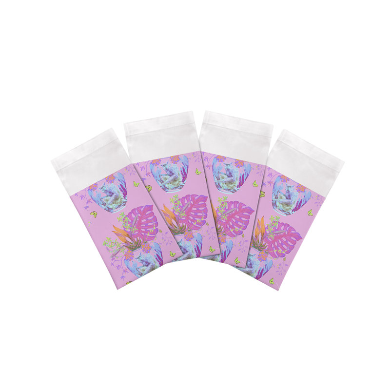 Monkey Small Jungle Cotton Sateen Dinner Napkins, Sacha