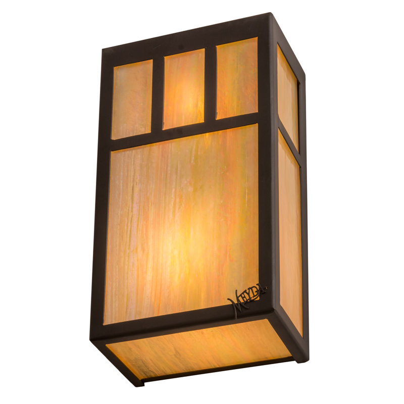 2 - Light Outdoor Bulkhead Light, Orange