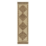 Tribal One-of-a-Kind 3'4" X 12' Hand Knotted Area Rug