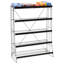 48" H X 36" W - 5-Tier Floor Standing Candy Display Rack With Angled Shelves