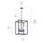 Crosby 4-Light Black Pendant