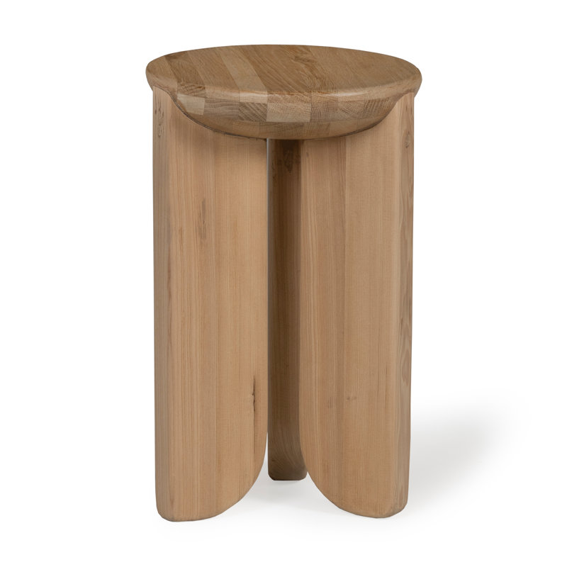 Table de bout à 3 pieds Satine, Finition à l'huile naturelle