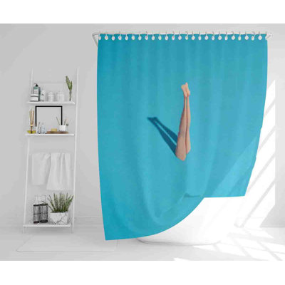 Moanna 13 Piece Polyester Shower Curtain Set
