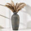 Grand vase en céramique fait à la main pour un décor campagnard et rustique, parfait pour les fleurs fraîches et séchées, décoration de maison et de tablette polyvalente