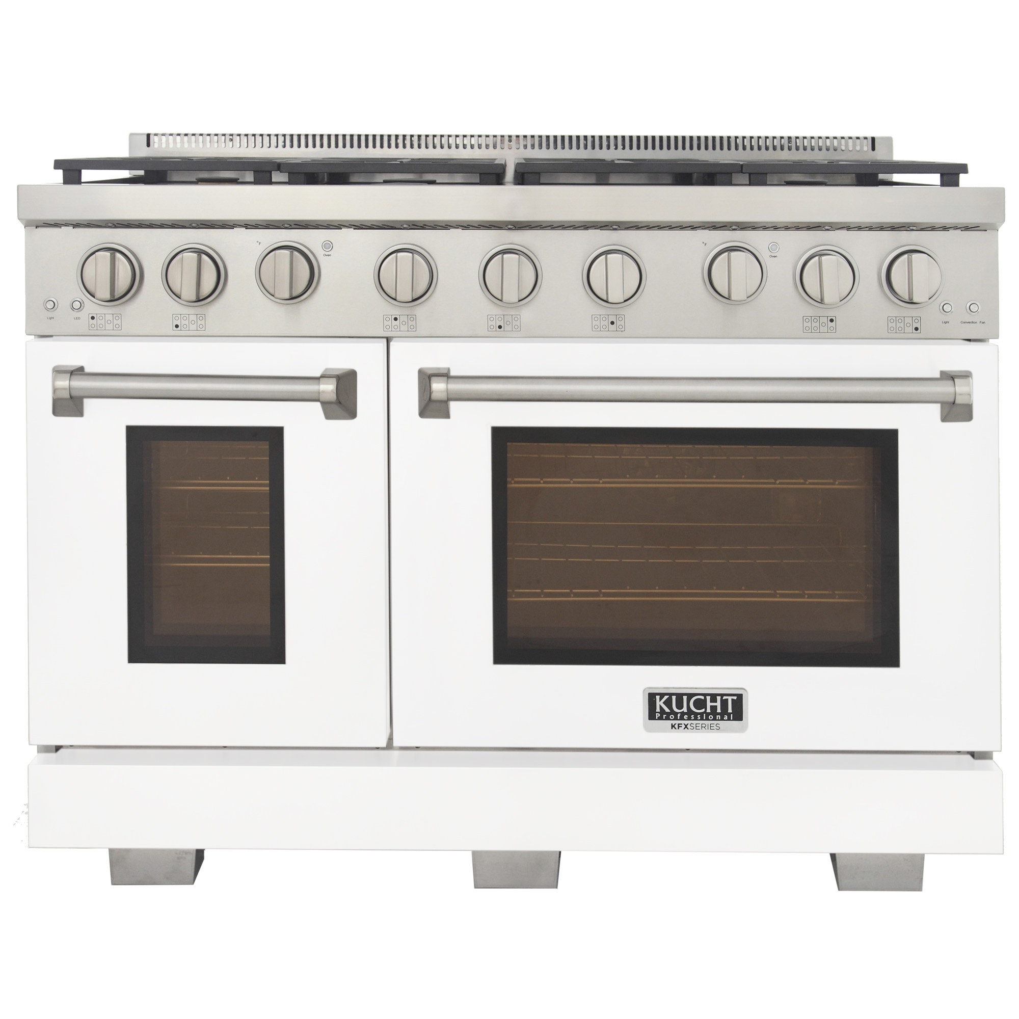 Kucht 48" 6.7 Cubic Feet Retro Natural Gas Freestanding Range & Reviews