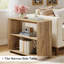 31.5'' Narrow End Table with 2-Tier Shelves-1413334152