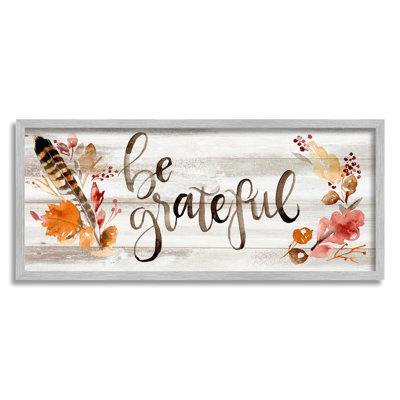 Be Be Grateful Boho Calligraphy