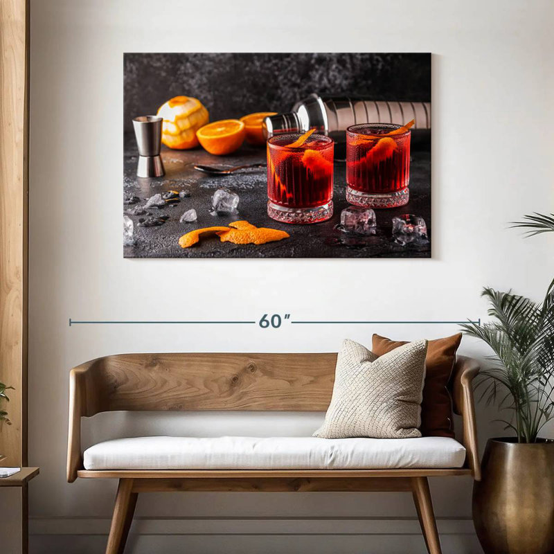 Yarlin Negroni pour deux, H 30 po x l 45 po
