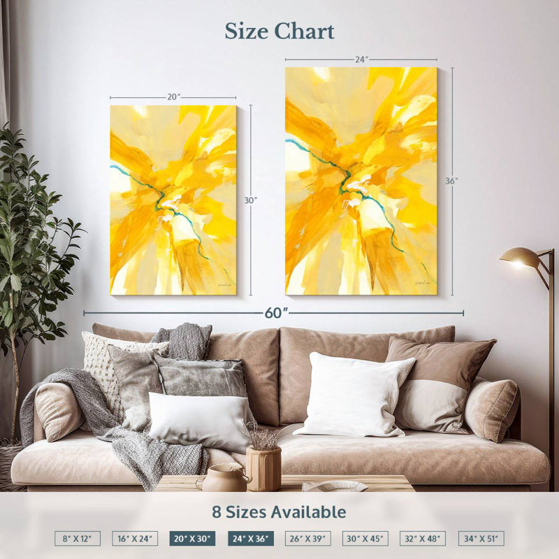 Avery Sunburst I, H 36 po x l 24 po