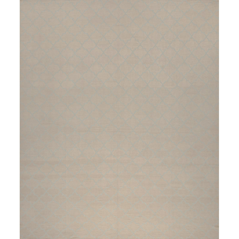 Geometric Area Rug in Brown