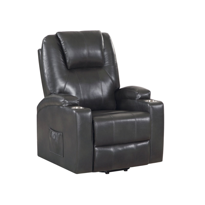 Fauteuil inclinable électrique à 2 tasses Gunmetal