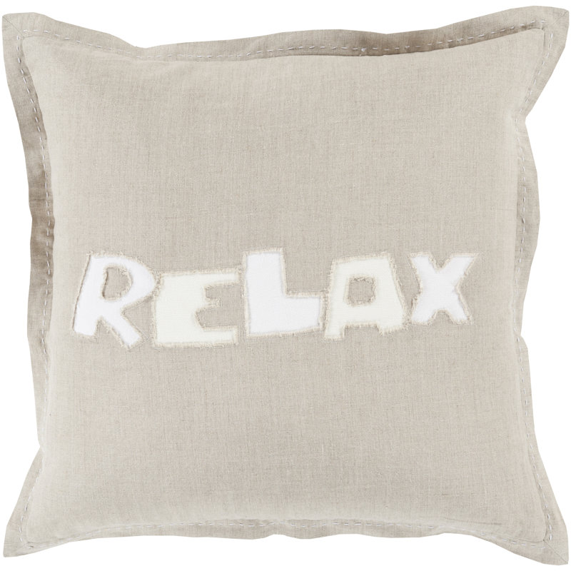 Throw Pillow, 20" x 20", Neutral, Pillow Cover Only - No Insert