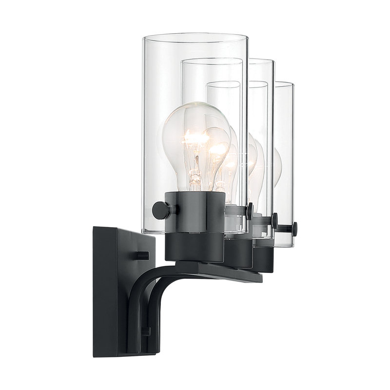 Barines 3 - Light Dimmable Vanity Light, Matte Black