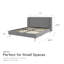Grand lit plateforme tapissier Holly-73214753
