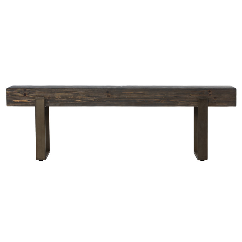 Banc industriel en bois récupéré Radabaugh