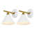 White/Brass Gold